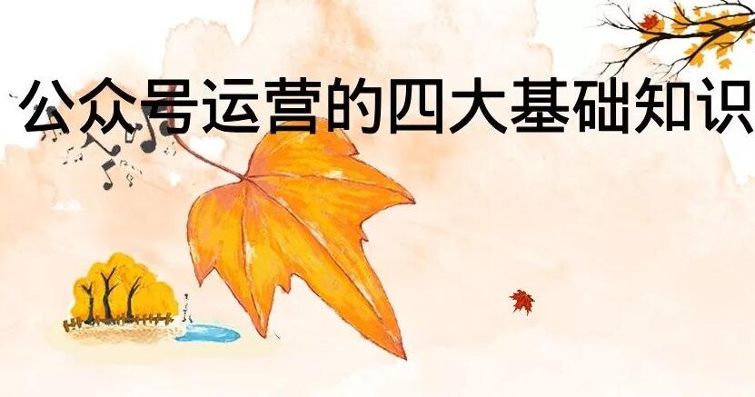 公众号运营的四大基础知识